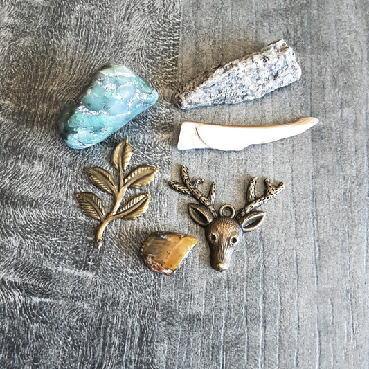 Altar decor set Deer