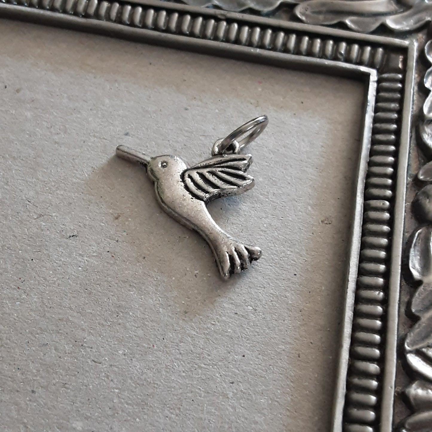 Hummingbird charm