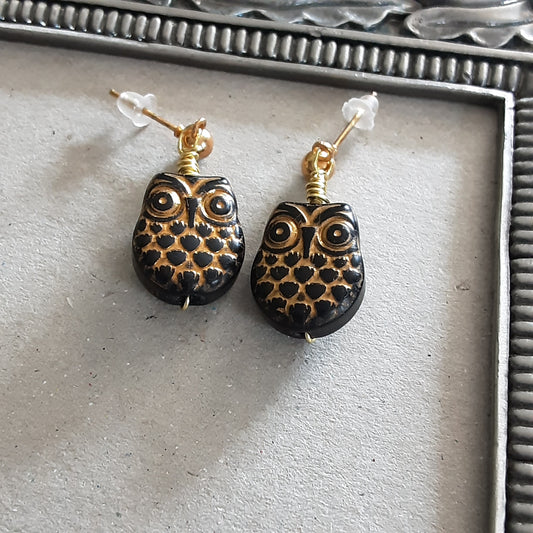 Owl earrings