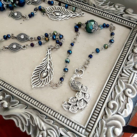 Hera Rosary with peacock