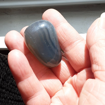 Blue Agate tumble