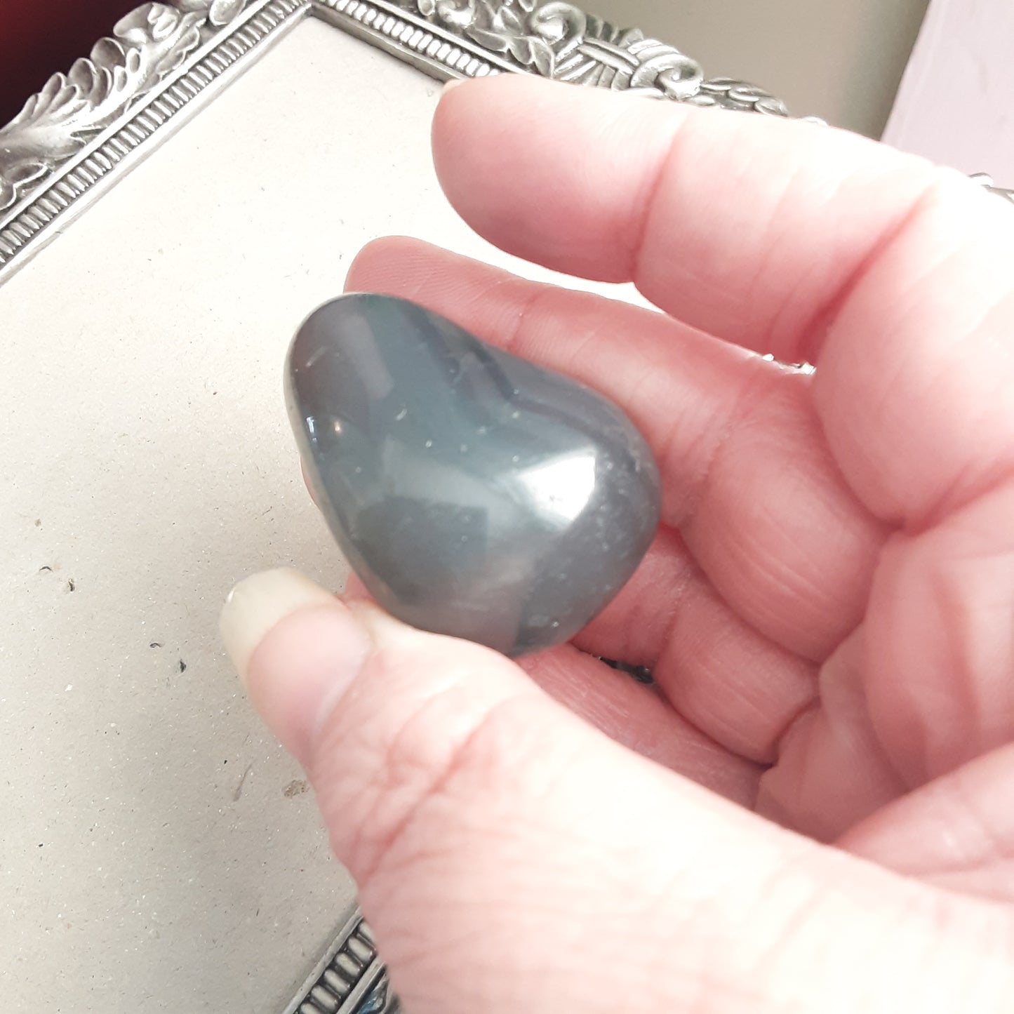 Blue Agate tumble