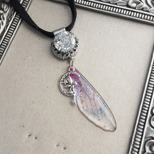 Fairy wing necklace