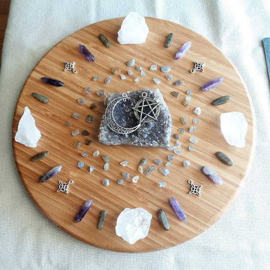 Crystal grid for protection and transformation