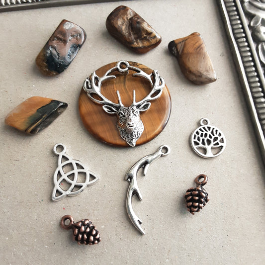 Cernunnos altar decor set