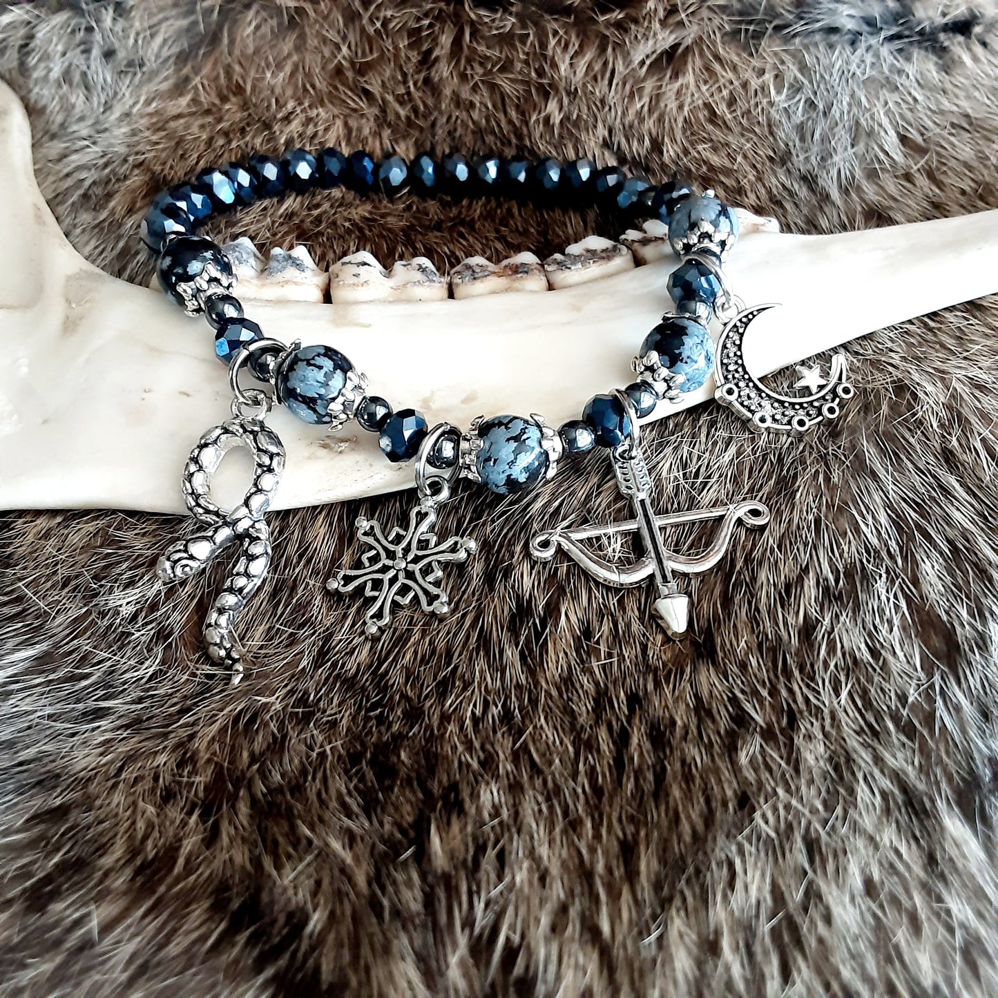 Skaði bracelet for Norse Winter Goddess