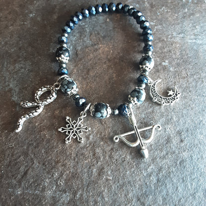 Skaði bracelet for Norse Winter Goddess