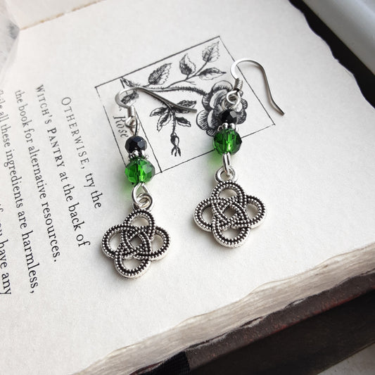 Celtic knotwork earrings