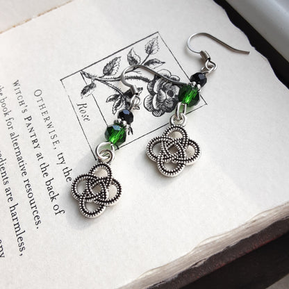 Celtic knotwork earrings