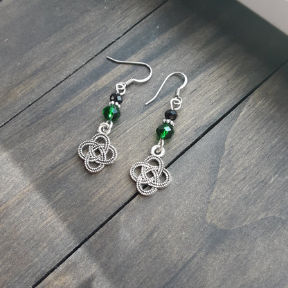 Celtic knotwork earrings