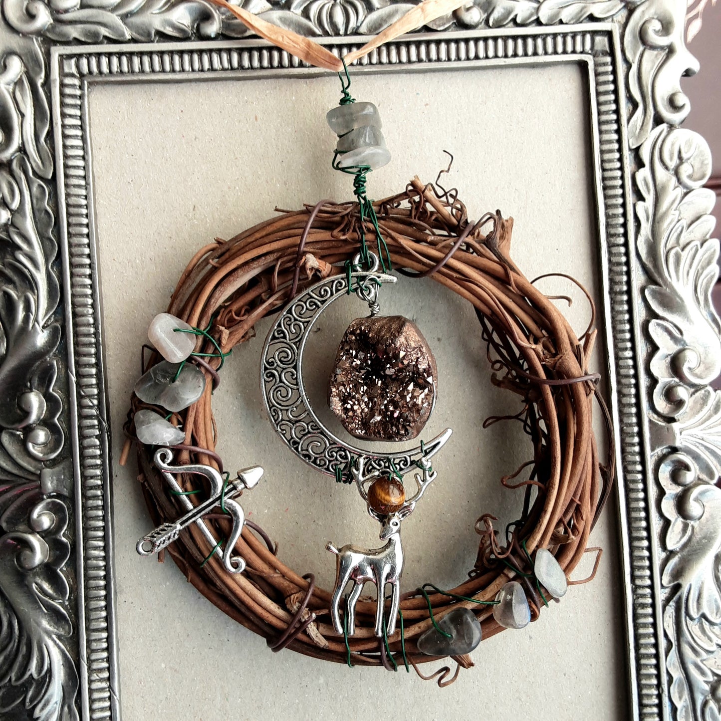 Artemis wreath wall hanging