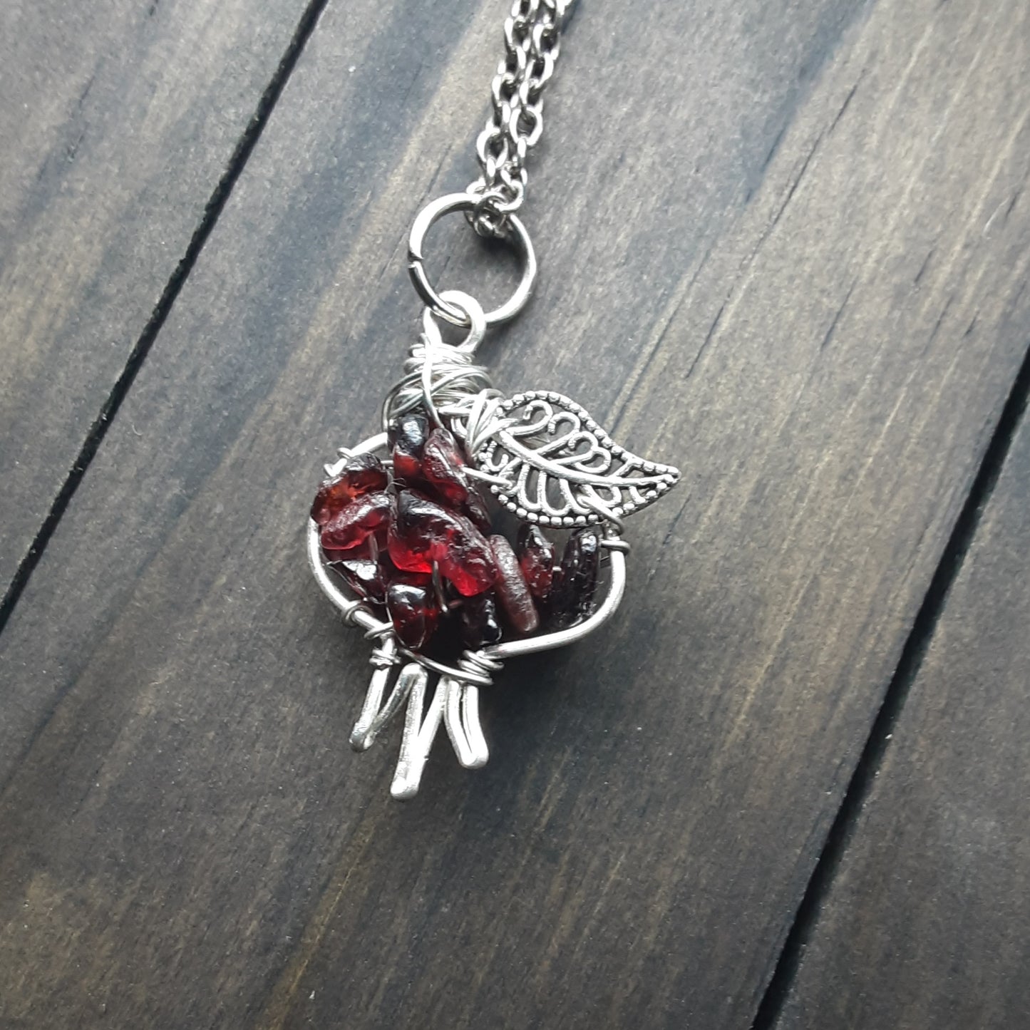 Garnet Pomegranate necklace - style I