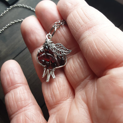 Garnet Pomegranate necklace - style I