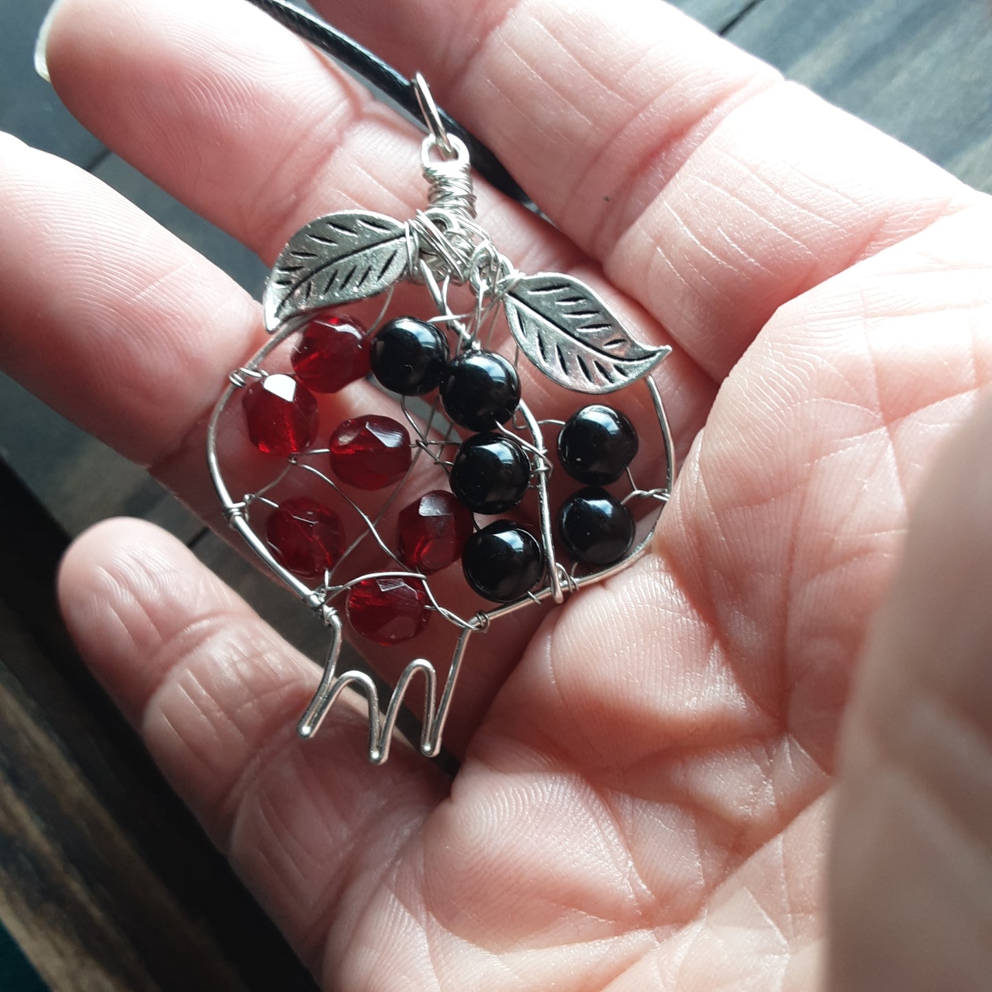 Large Pomegranate necklace - style F