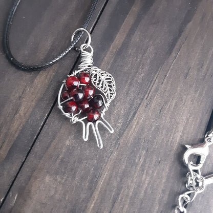 Pomegranate necklace - Acrylic-please read - style A