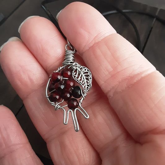 Pomegranate necklace - Acrylic-please read - style A