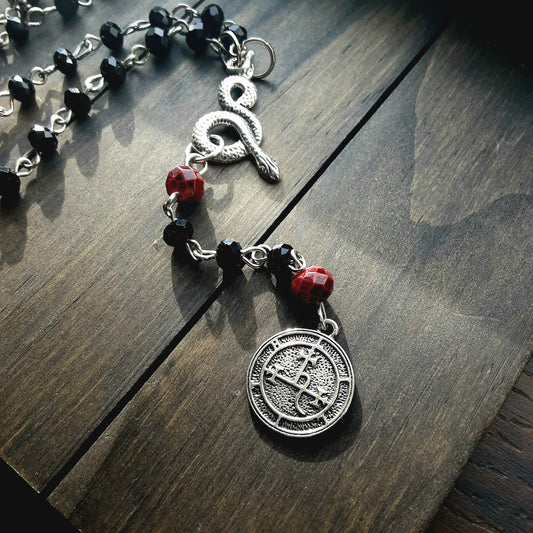 Lilith rosary with sigil 