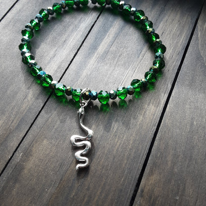 Loki bracelet with snake