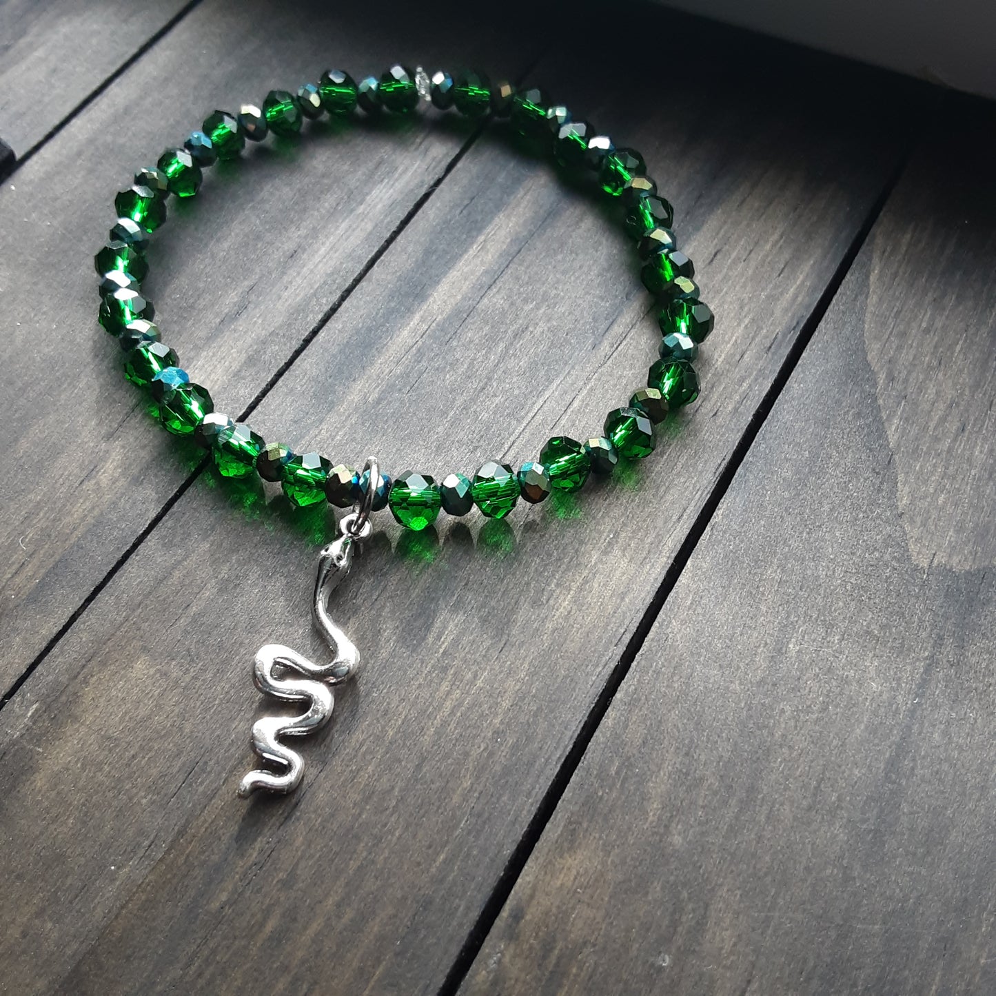 Loki bracelet with snake