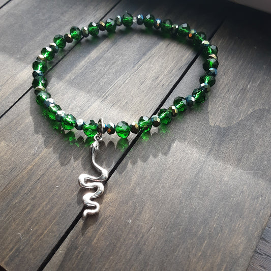 Loki bracelet with snake