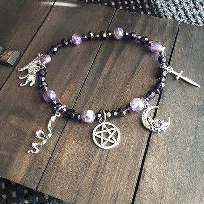 Hekate bracelet with Amethyst