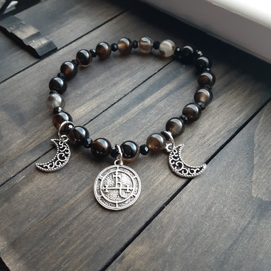 Lilith sigil charm bracelet 