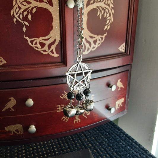 Car witch bells with Obsidian