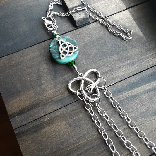 Snake witch bells with Jasper