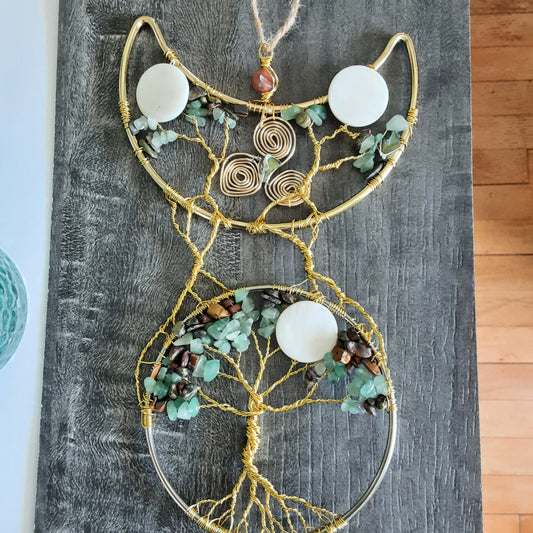 Horned God wall hanging