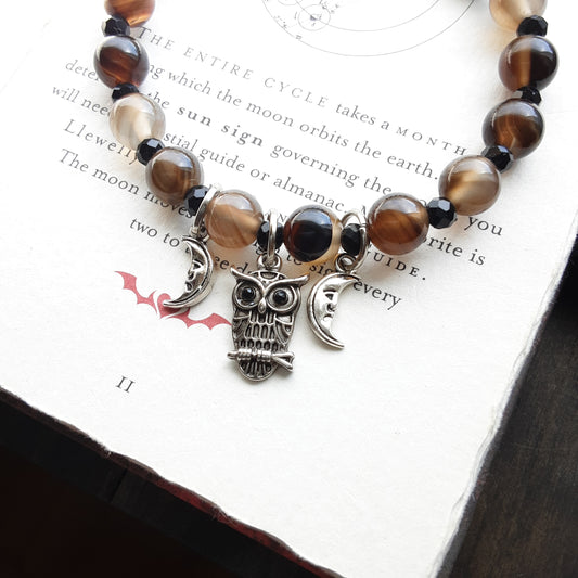 Owl stretch bracelet