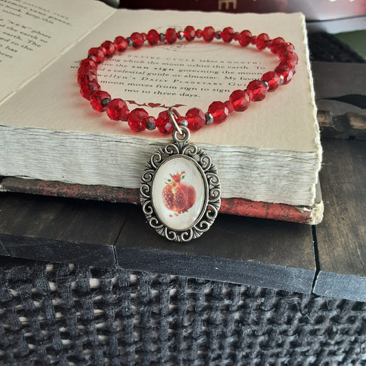 Pomegranate bracelet for Persephone