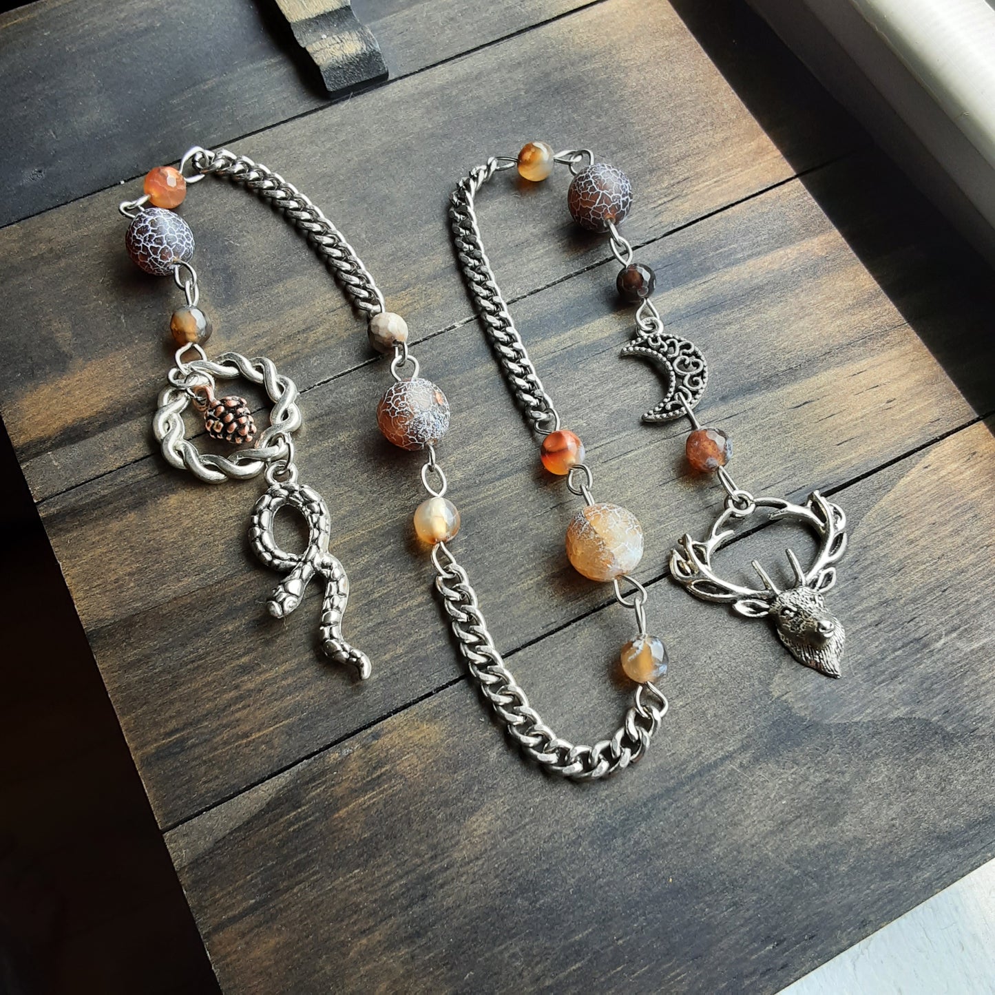 Cernunnos prayer beads