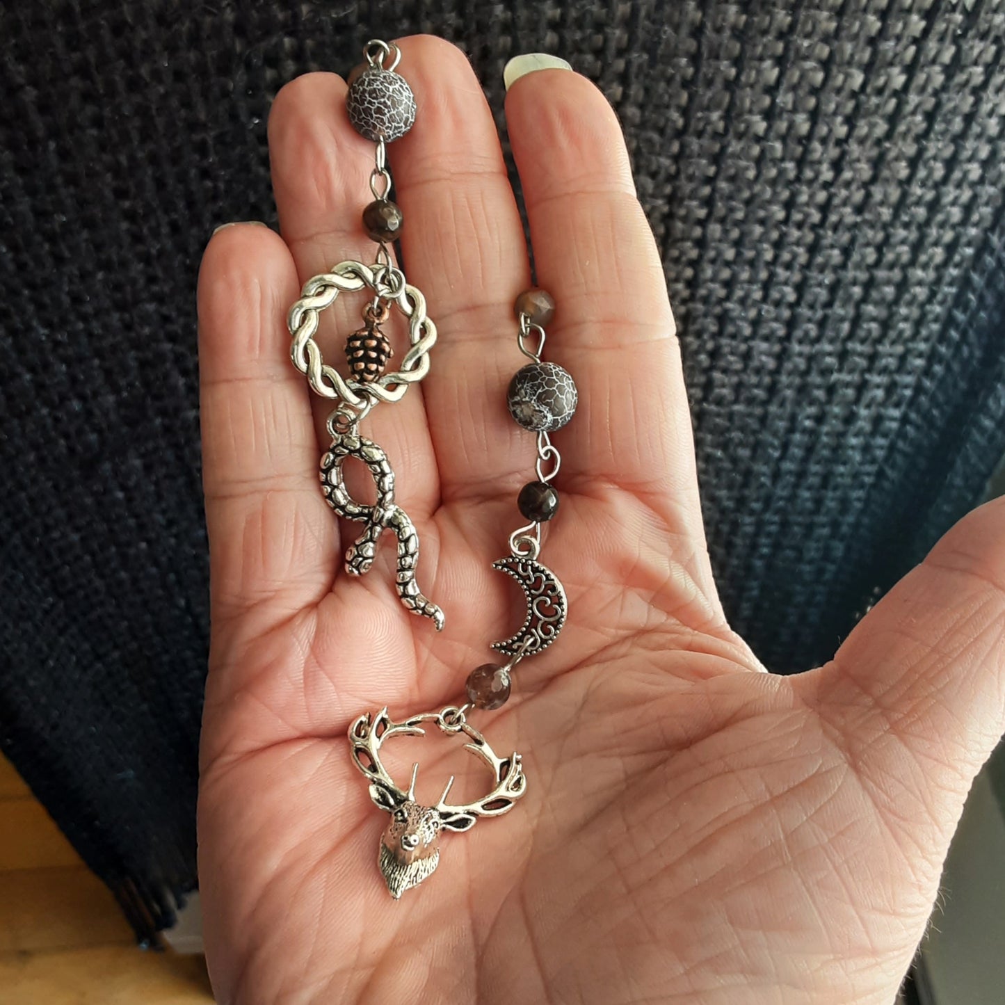 Cernunnos prayer beads