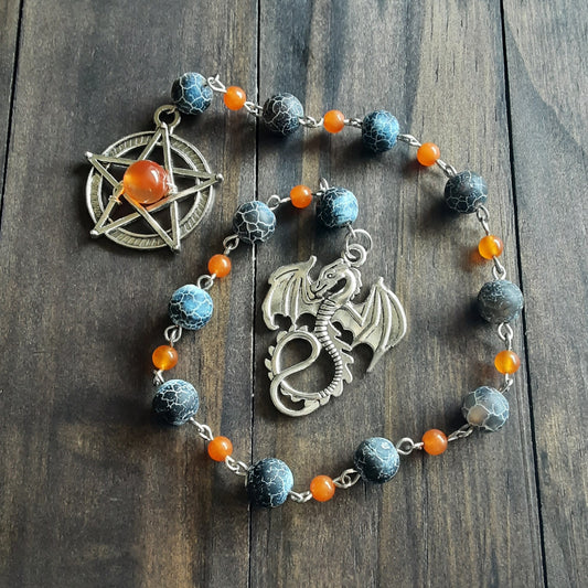 Dragon prayer beads