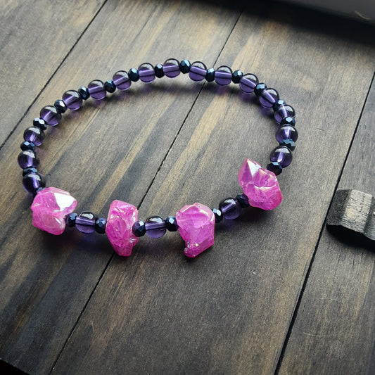 Cheshire cat inspired bracelet