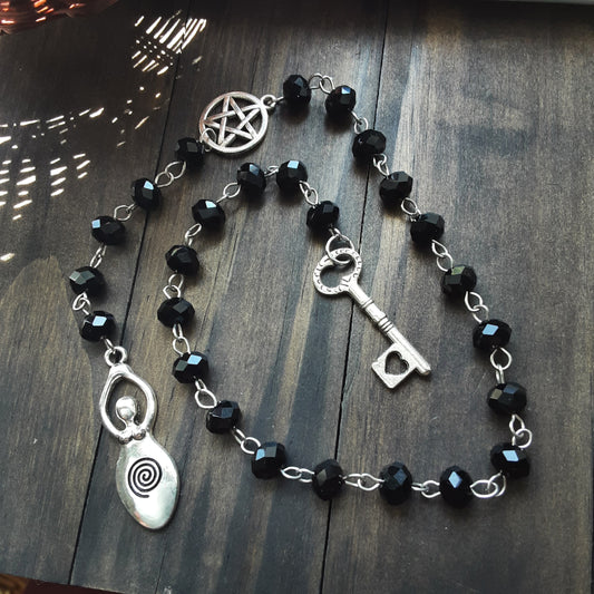 Goddess prayer beads