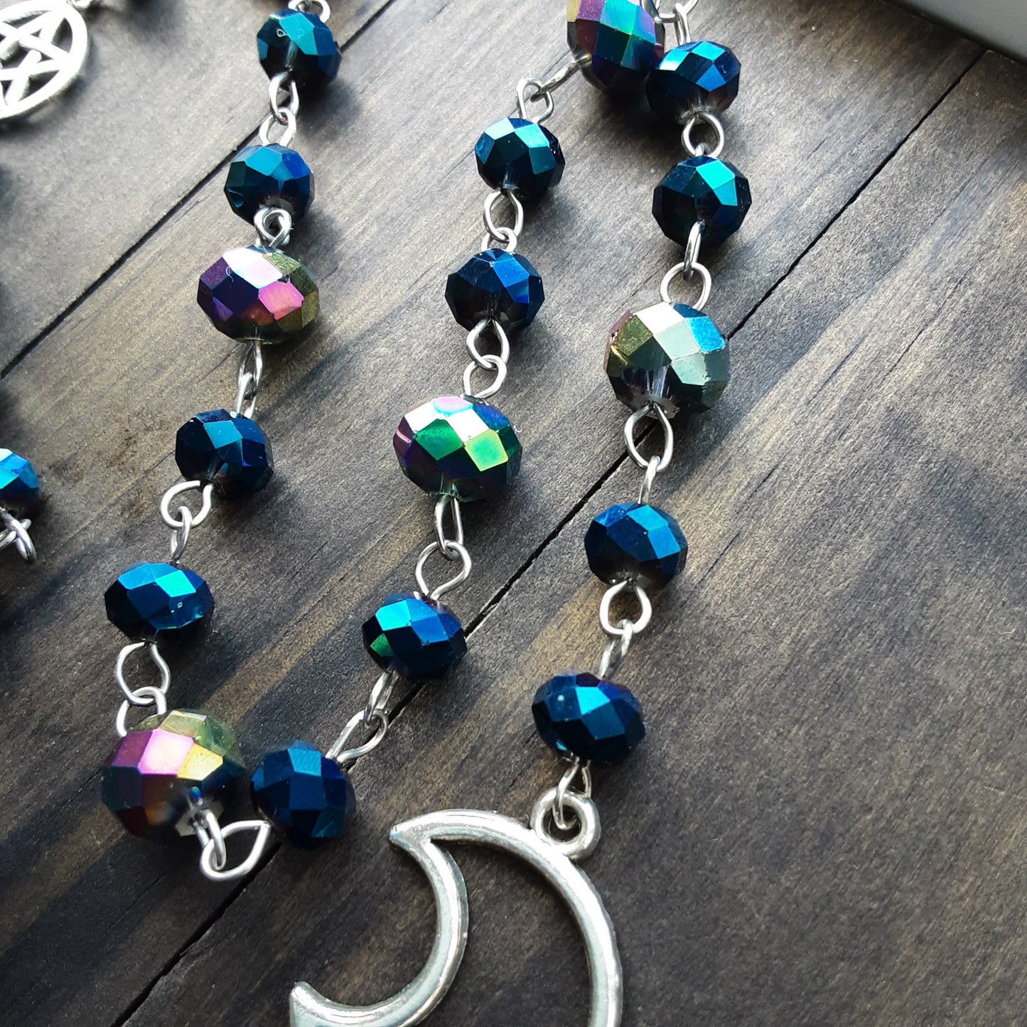 Night sky inspired prayer beads