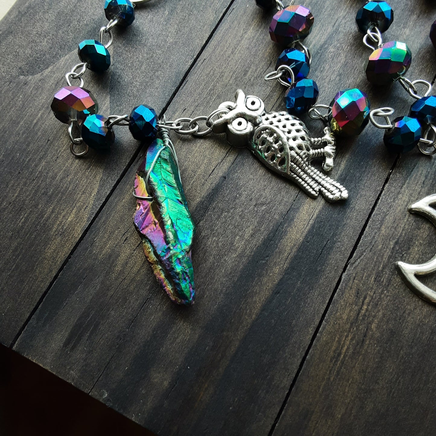 Night sky inspired prayer beads