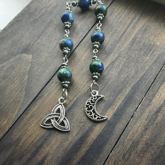 Lunar Grove- Celtic Goddess Prayer beads