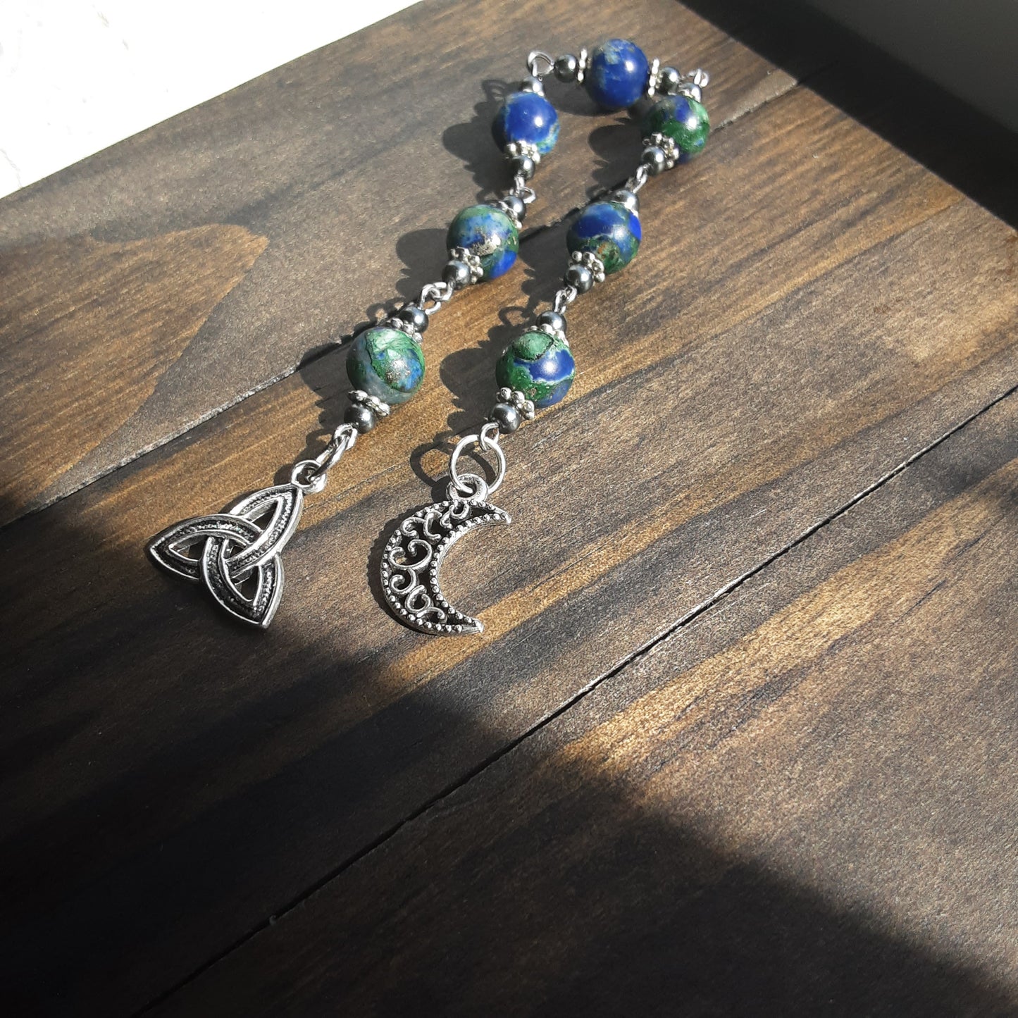 Lunar Grove- Celtic Goddess Prayer beads