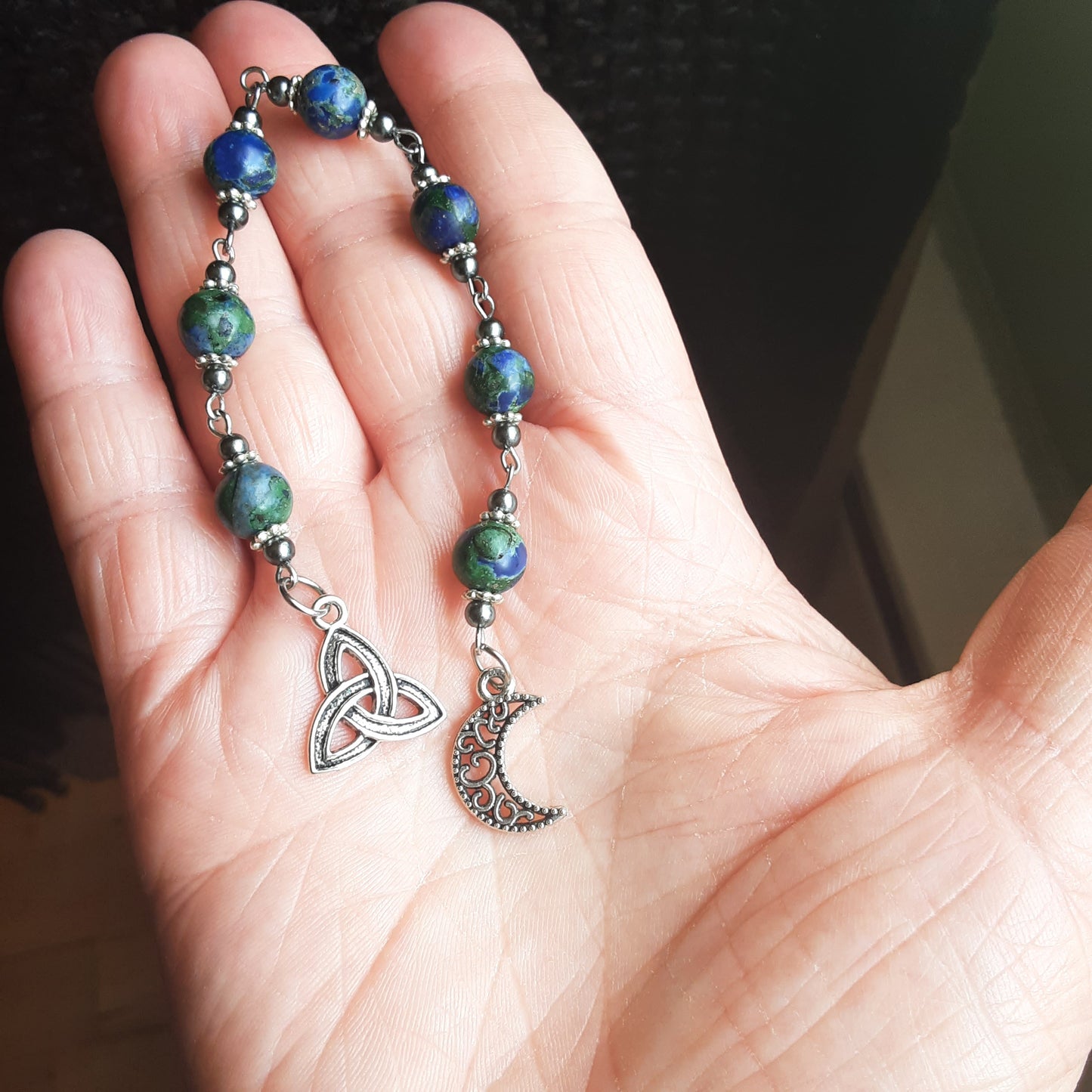 Lunar Grove- Celtic Goddess Prayer beads