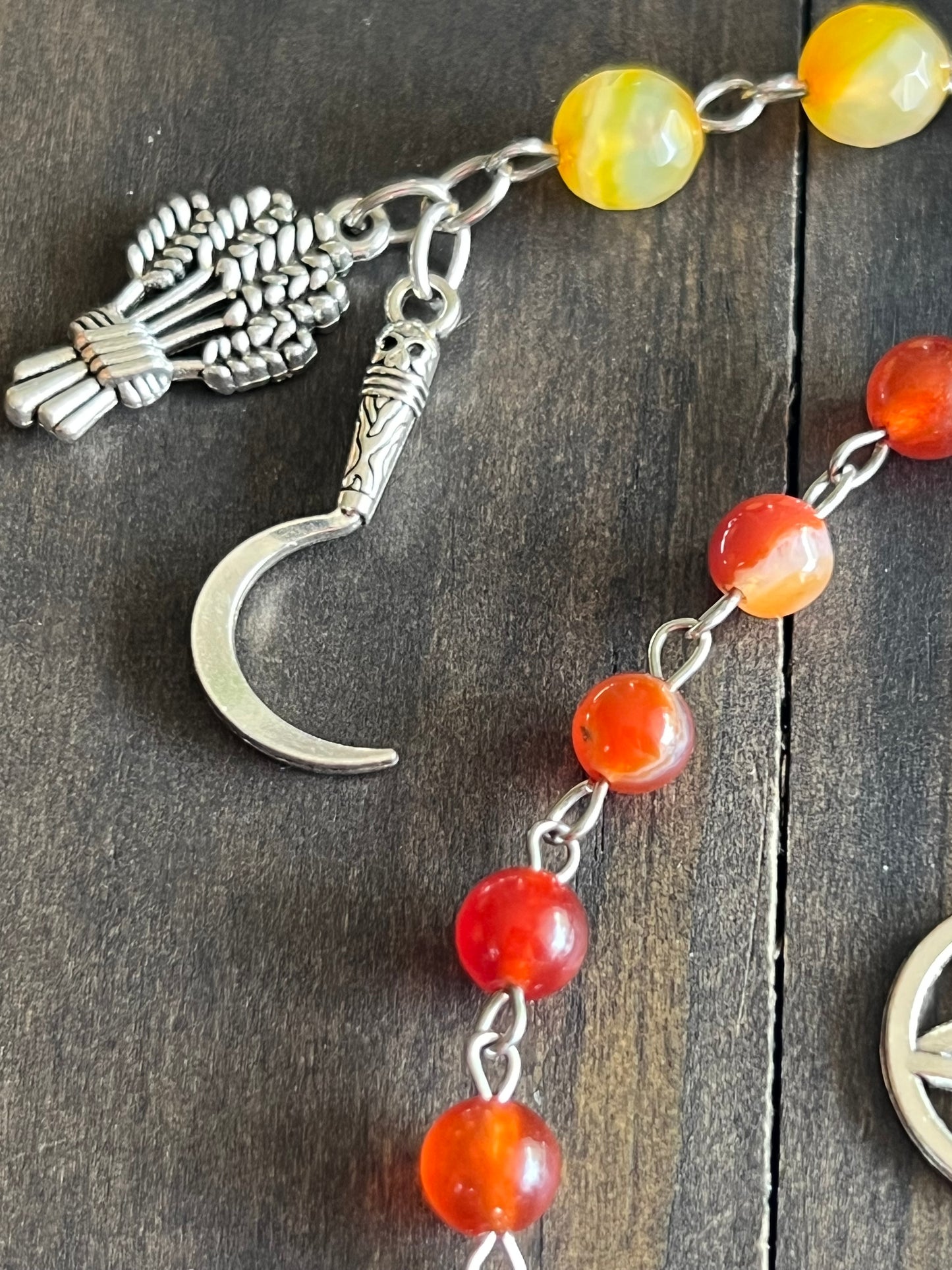 Harvest prayer beads, please read