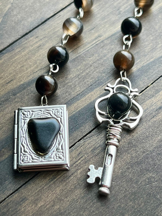 Thorned Shadow- prayer beads for liminal spaces