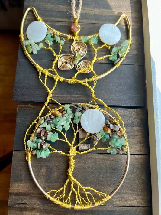 Horned God wall hanging