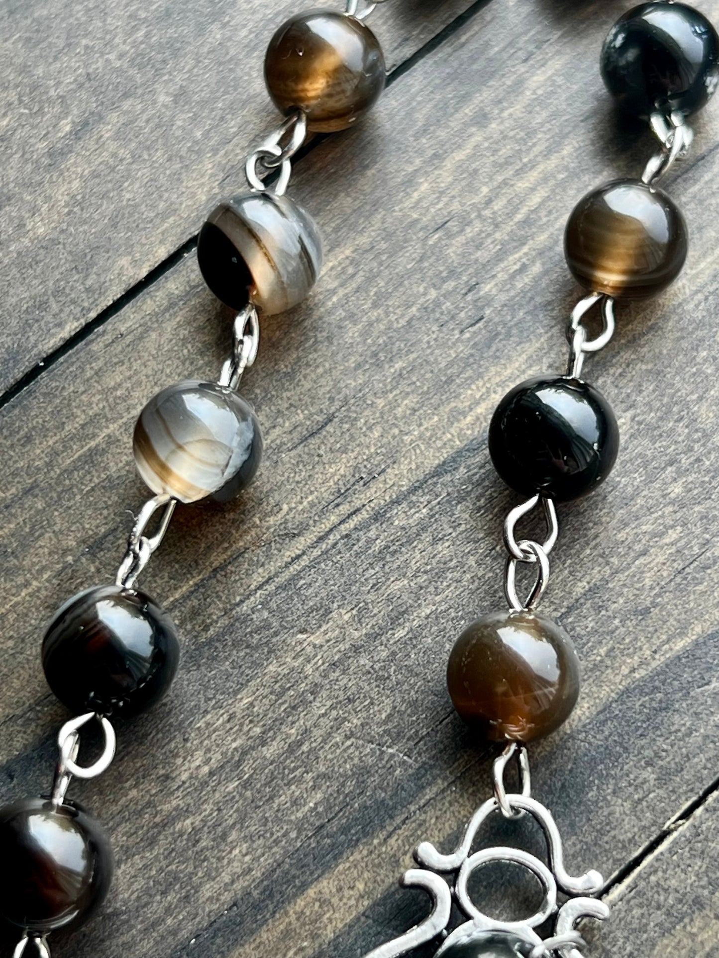 Thorned Shadow- prayer beads for liminal spaces