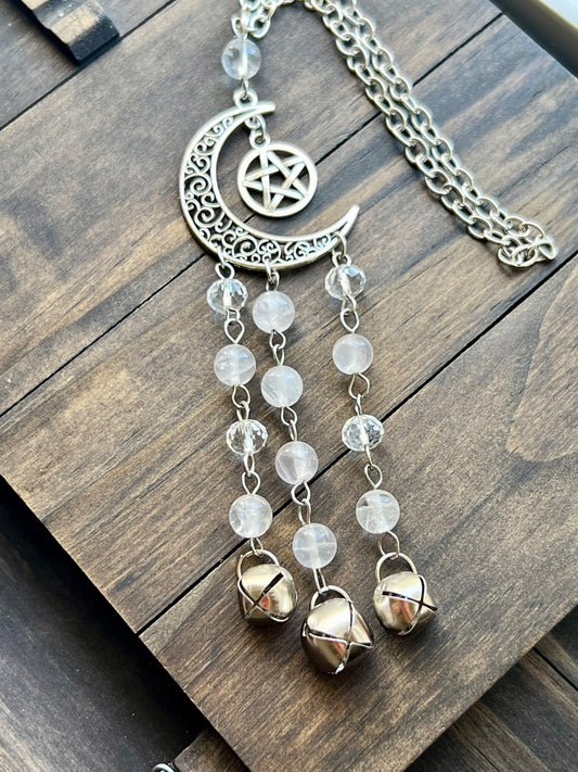 Witch bells with clear Quartz