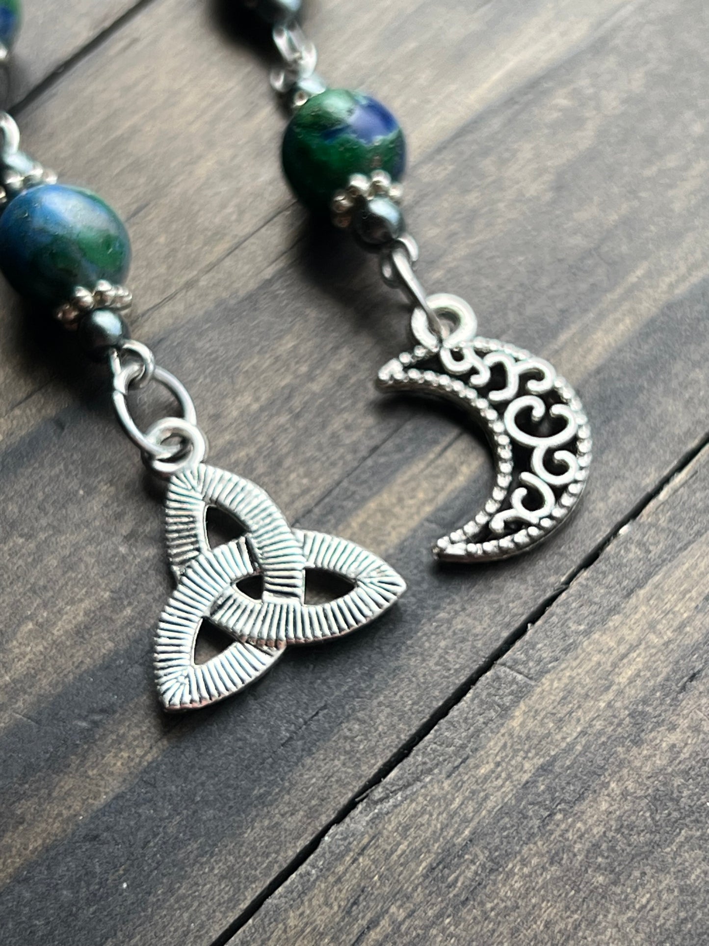 Lunar Grove- Celtic Goddess Prayer beads