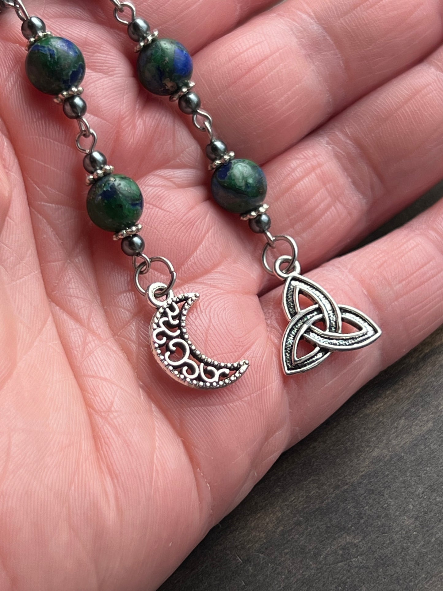 Lunar Grove- Celtic Goddess Prayer beads