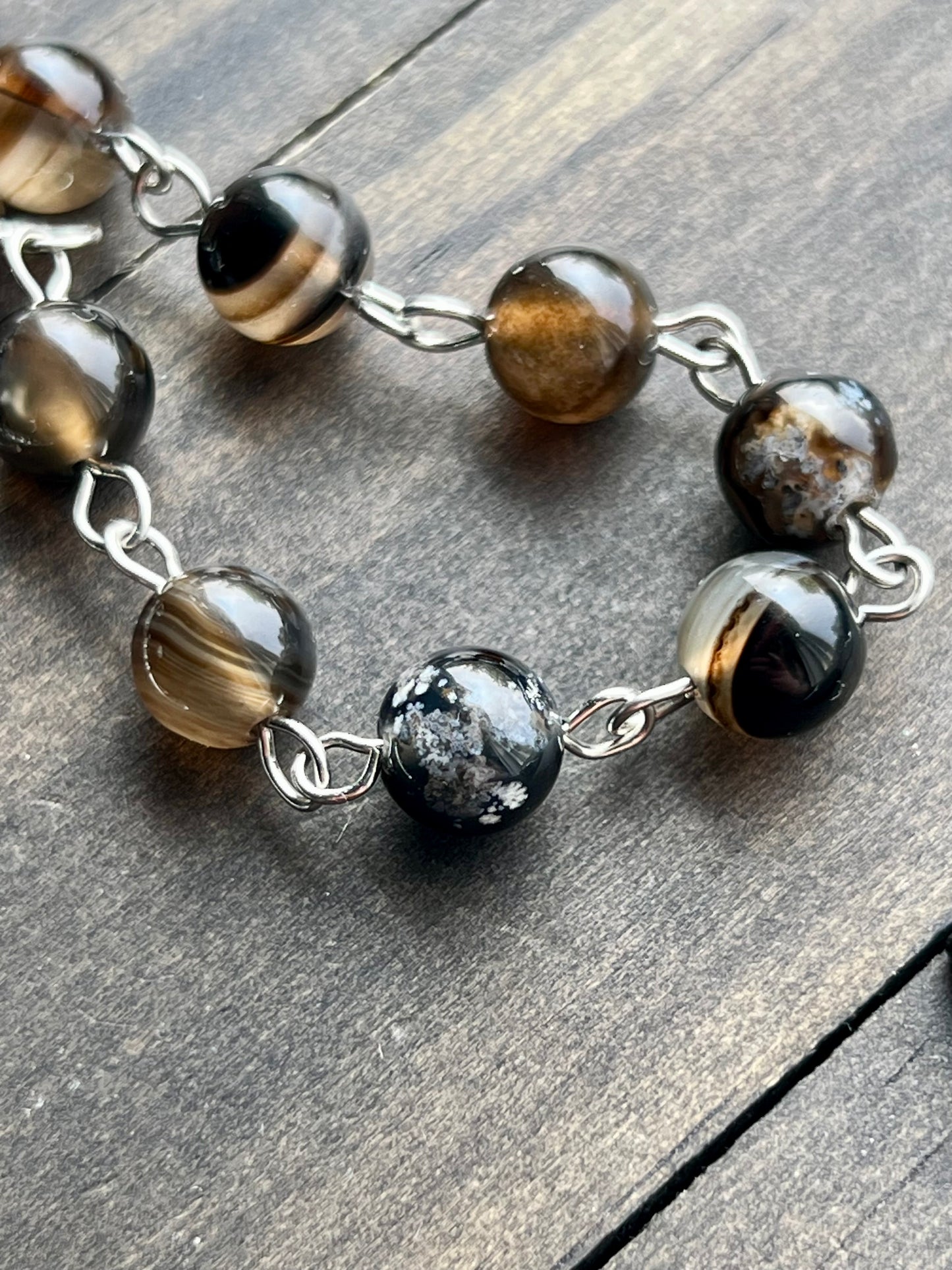 Thorned Shadow- prayer beads for liminal spaces