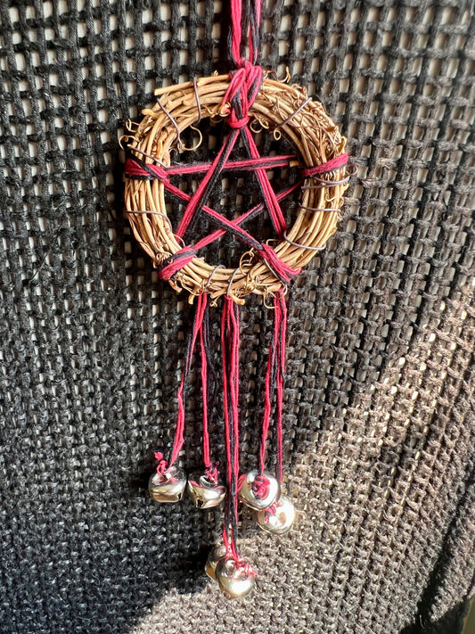 Red and black witch bells